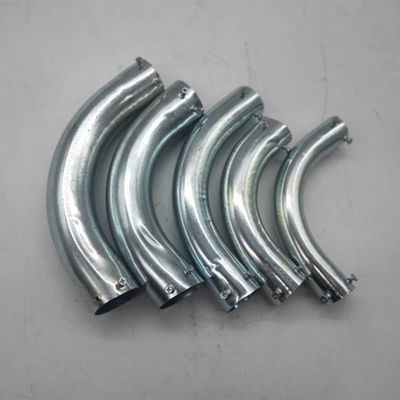 คุณภาพ  Customized 90 Degree Rigid Metal Conduit Elbow Cable Conduit Accessories โรงงาน