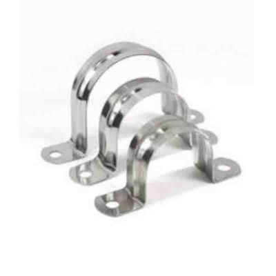 การประมวลผลที่กำหนดเอง 304 คลิปอานสแตนเลสรูปตัว U Saddle Clamp antirust