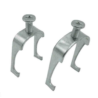 เบ็ดคู่ที่กว้างขึ้น Strut Channel Clamps Conduit Wire Clamp ปรับแต่งได้