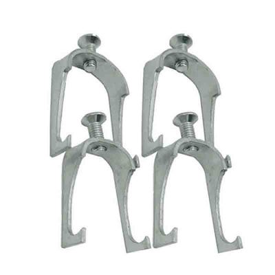 เบ็ดคู่ที่กว้างขึ้น Strut Channel Clamps Conduit Wire Clamp ปรับแต่งได้